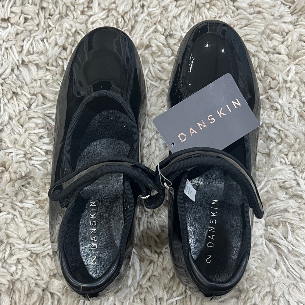 Danskin Black Kids Tap Shoes